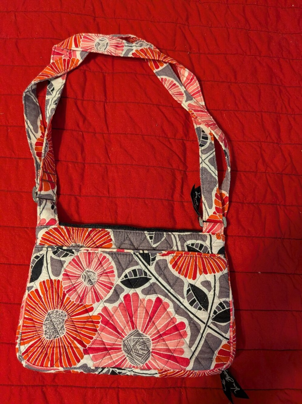 Vera Bradley Retired Cherry Blossoms Quilted Bag
